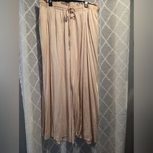 Chic Cream Wide Leg Pants